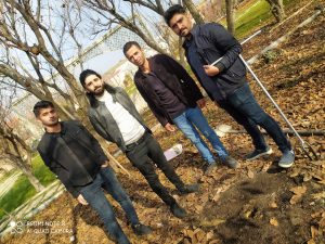 نمونه برداری از خاک در شهر ارومیه