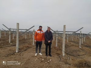 بازدید و مشاوره دکتر پژوهان و مهندس مهدی به کشت و صنعت طرب رسان دشت ارس بهمن 1402